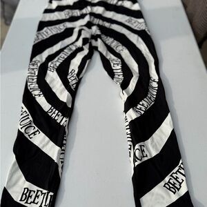 Beetlejuice Black and White Kids Pants